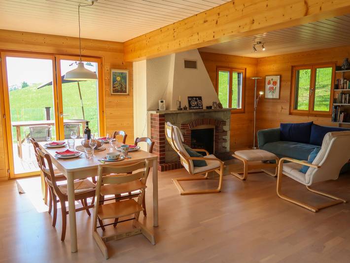 Ferienhaus für 4 Personen, mit Balkon und Ausblick sowie Garten und Seeblick am Genfer See - 2