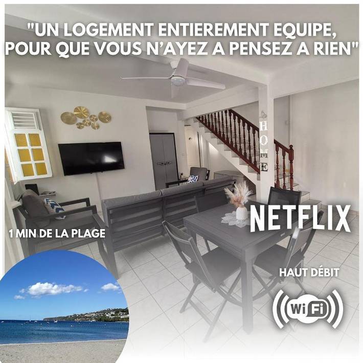 Maison de vacances pour 6 personnes, avec balcon