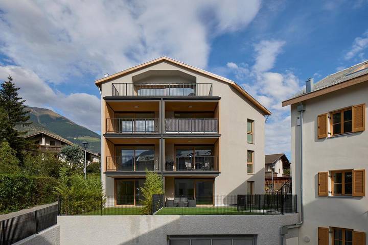 Gîte pour 2 personnes, avec jardin ainsi que terrasse et vue à Laas (Italie)