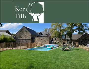 Gîte pour 5 personnes, avec jardin et piscine, adapté aux familles à Pleudihen-sur-Rance