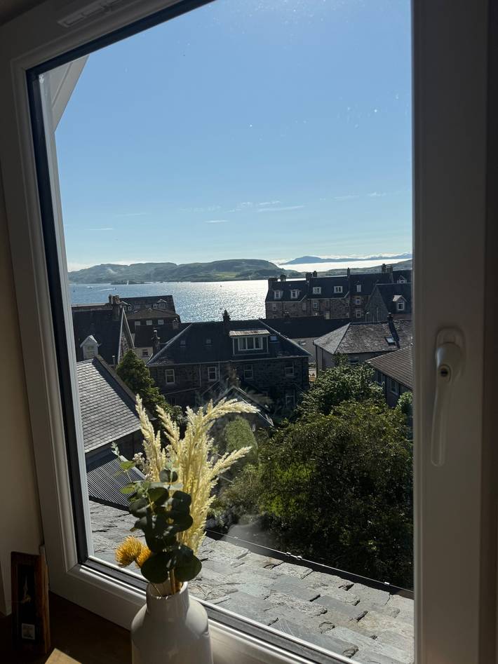 Ganze Ferienwohnung, Ferienwohnung für 2 Personen mit Meerblick in Oban, Loch Linnhe