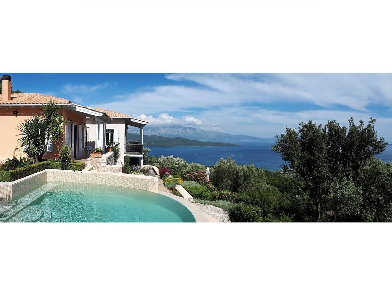 Die Drei Grazien, luxuriöse Villa mit eigenem Pool in Κατούνα, Ελλάδα