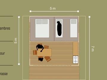 Glamping voor 5 Personen in Sainte-Sigolène, Centraal Massief, Afbeelding 4