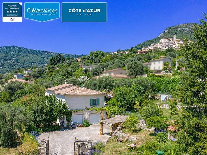 Cottage pour 4 personnes, avec jardin, animaux acceptés à Le Bar-sur-Loup