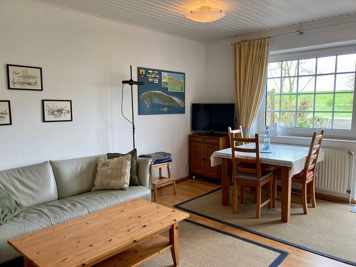 Ganze Wohnung, Herrlicher Blick von der Terrasse in Wangerooge