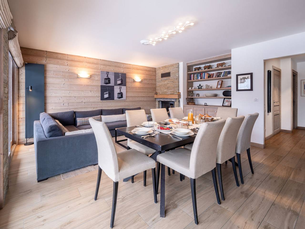 Familienchalet nahe Pisten und Geschäften, 4 Schlafzimmer, Haustiere erlaubt in Meribel Village, Courchevel
