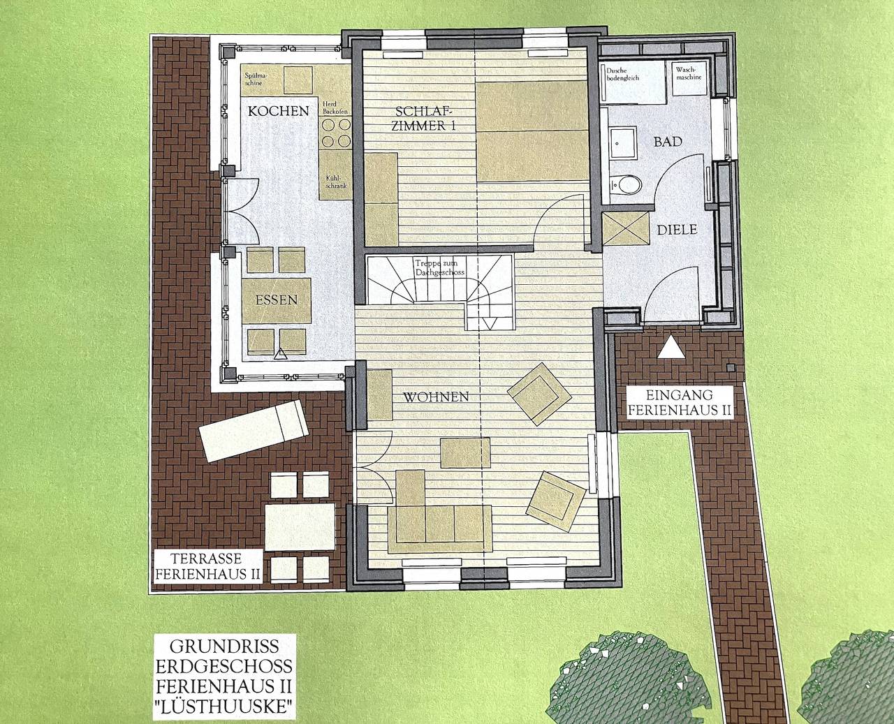 Haus Lüsthuuske in Nesse, Dornum