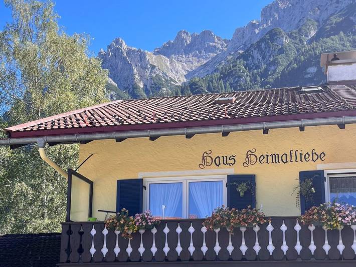 Ferienwohnung für 4 Personen, mit Terrasse, kinderfreundlich im Mittenwald