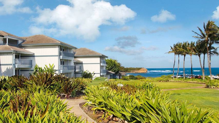 Vacation rental for 4 people, with pool and balcony as well as hot tub in Poipu