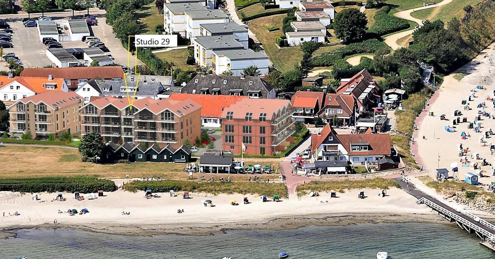 Ganze Ferienwohnung, Meeresblick "Studio 29", Haus 2 App. 29 in Hohwacht Strand, Hohwacht
