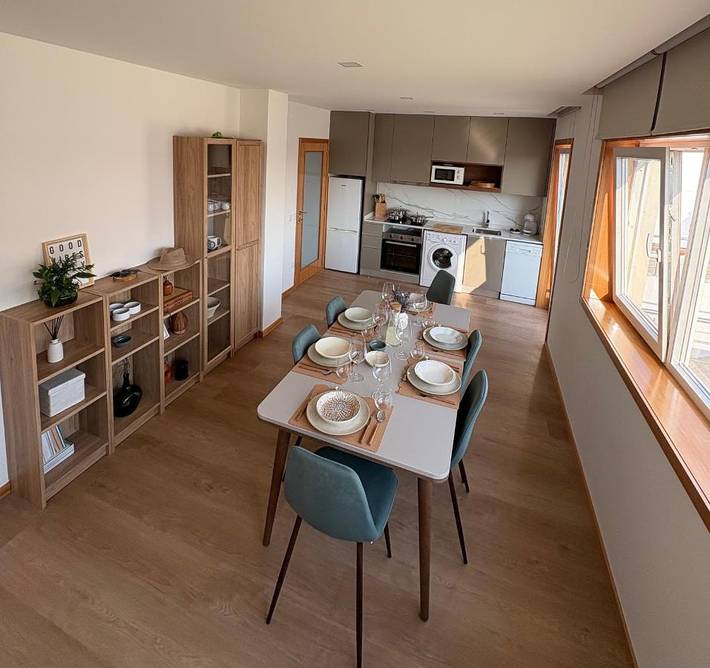 Gîte pour 6 personnes, avec vue et jardin, animaux acceptés dans Aguçadoura - 3