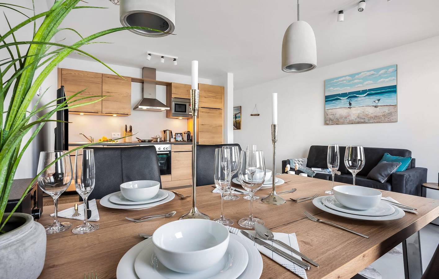 Ganze Ferienwohnung, Apartment mit Meerblick, Terrasse und Parkplatz, 1 km zum Strand in Olpenitz, Kappeln