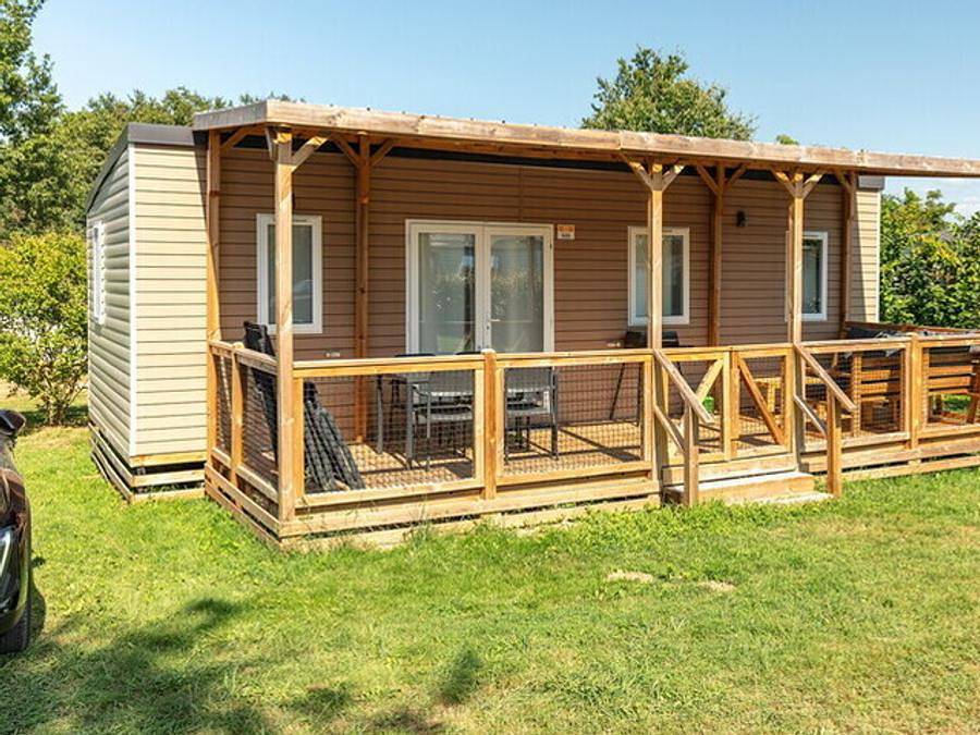 Camping Via Romana  - Mobilheim 5 personen - Mobilheim | Classic Xl | 2 Zi. | 5 Pers. | Erhöhte Terrasse in Prunelli-di-Fiumorbo, Regionaler Naturpark Korsika