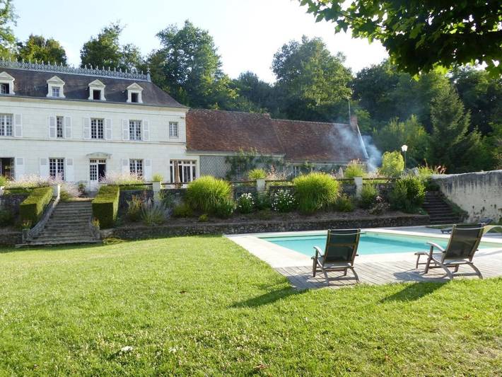Location de vacances pour 6 personnes, avec jardin ainsi que piscine et vue à Athée-sur-Cher - 2