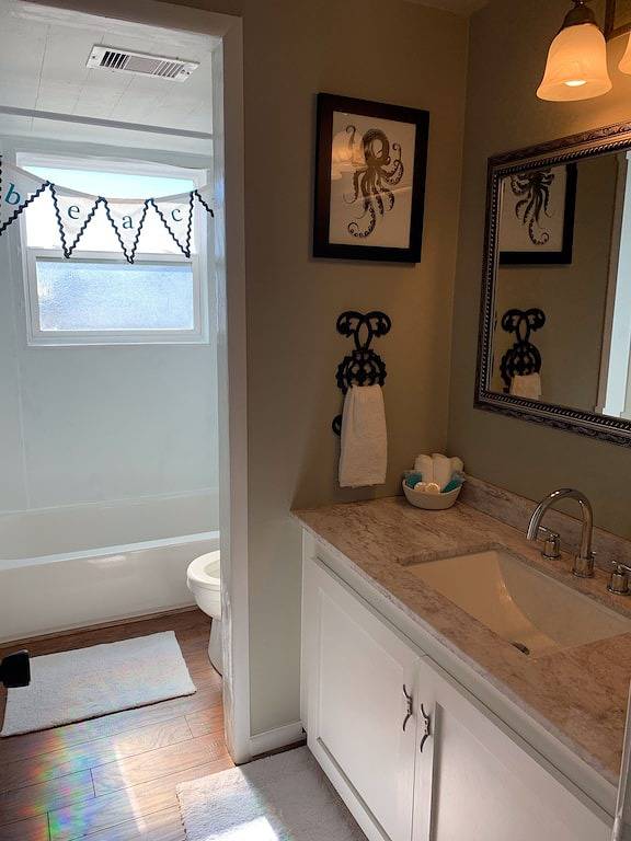 Enjoy panoramic views from the spacious wrap around deck! in Brazoria County