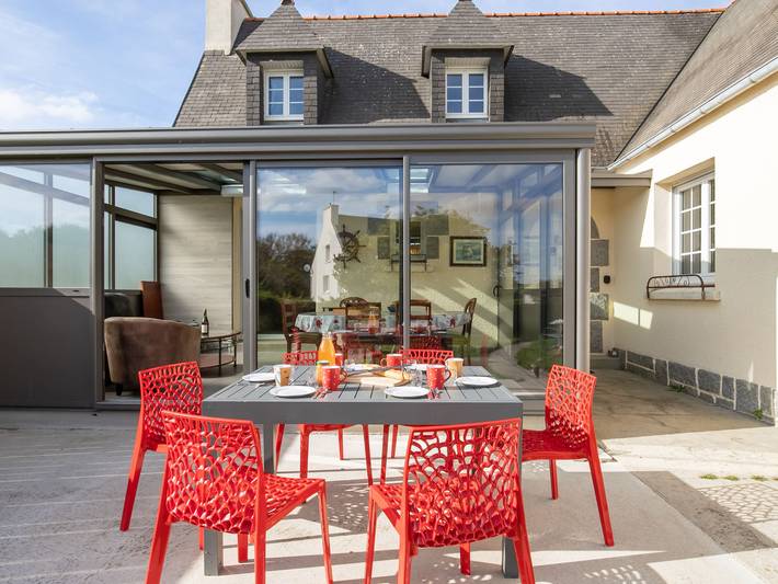 Ferienhaus für 4 Personen, mit Garten und Terrasse, mit Haustier