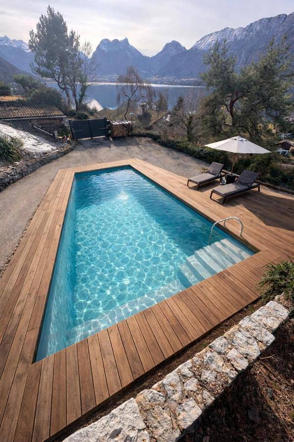 Villa pour 14 personnes, avec vue sur le lac et vue ainsi que jardin et piscine à Talloires