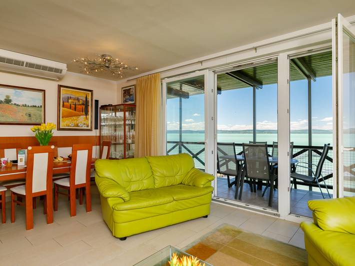 Ferienwohnung für 6 Personen, mit Seeblick und Balkon am Balaton - 4