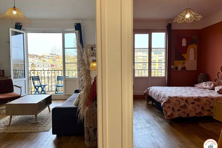 Appartement entier, 📀 Le Cassiopée - Vue Port - Hyper Centre in Caen, Région de Caen