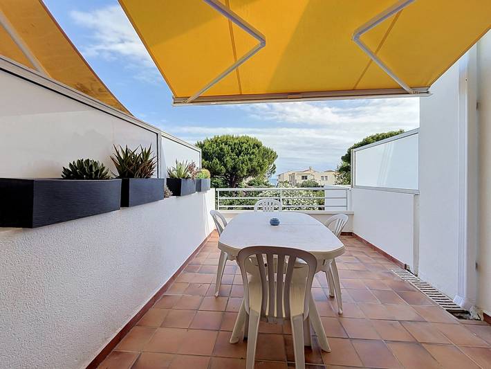 Location de vacances pour 4 personnes, avec Terrasse ainsi que Jardin et Vue à Mauguio