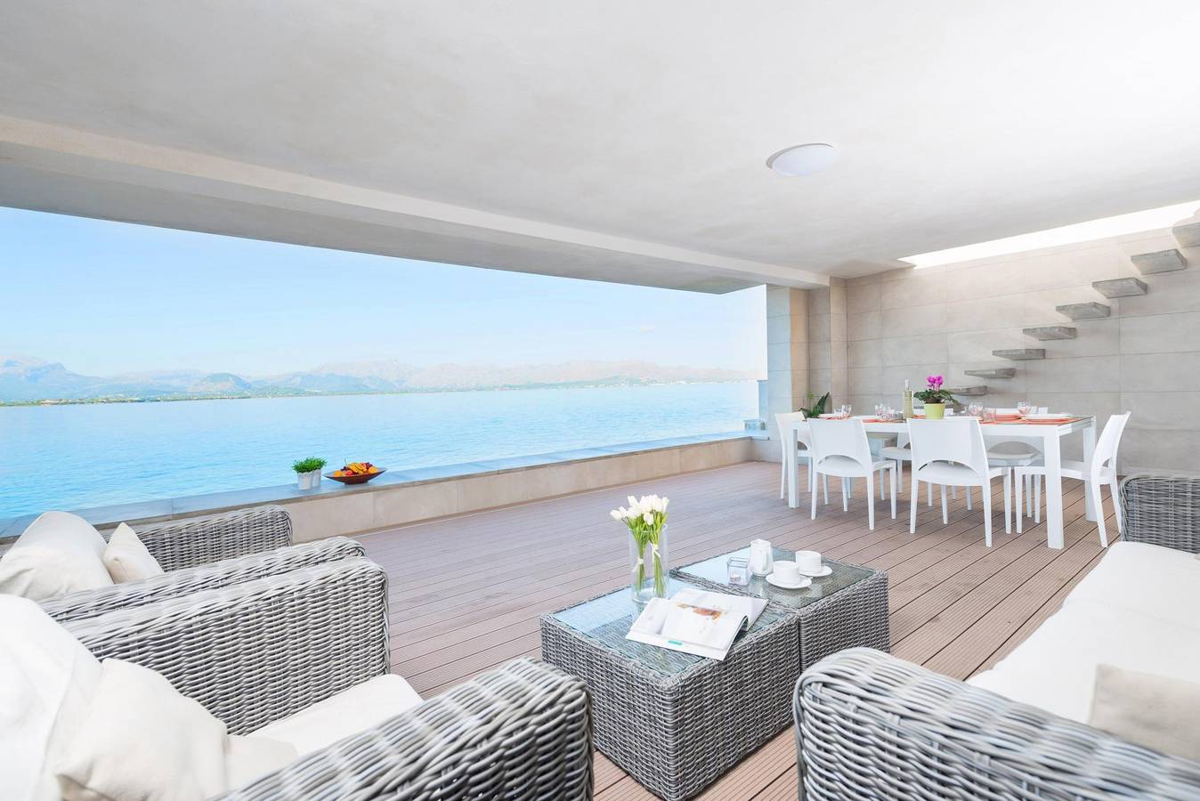 Aixa - Ferienhaus mit Meerblick in Es Barcarés - Alcúdia . Wifi gratis in Es Barcarès, Alcúdia