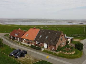 Ferienhaus mit Meerblick für 8 Personen, mit Terrasse und Ausblick sowie Garten, mit Haustier in Nordstrand