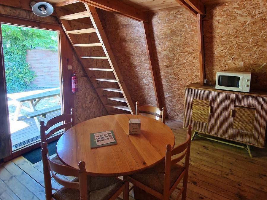 Camping Les P'tites Maisons dans la Prairie - Chalet 4 personas - David Crockett cabaña 4 pers in Sallertaine, Vandea