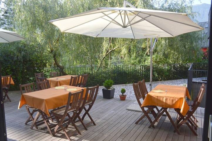 Hotel für 4 Personen, mit Terrasse und Whirlpool sowie Garten und Sauna in Bovec - 3