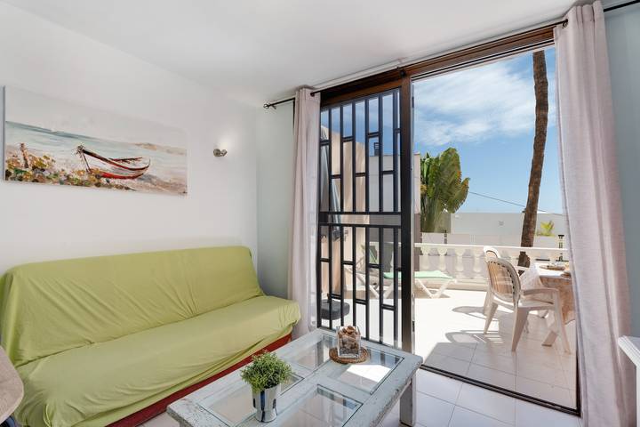 Ferienhaus „Seaview las Americas“ mit Meerblick, Gemeinschaftspool und WLAN in San Eugenio Alto, Adeje
