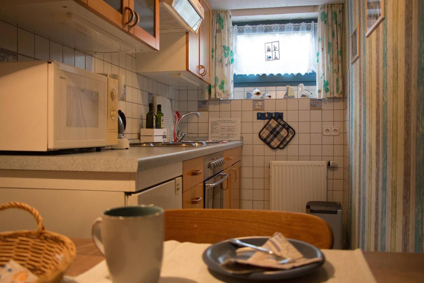Ganze Ferienwohnung, Appartement/Fewo 1, Dusche, Wc, Wohn-/Schlafraum in Kiel, Kieler Bucht