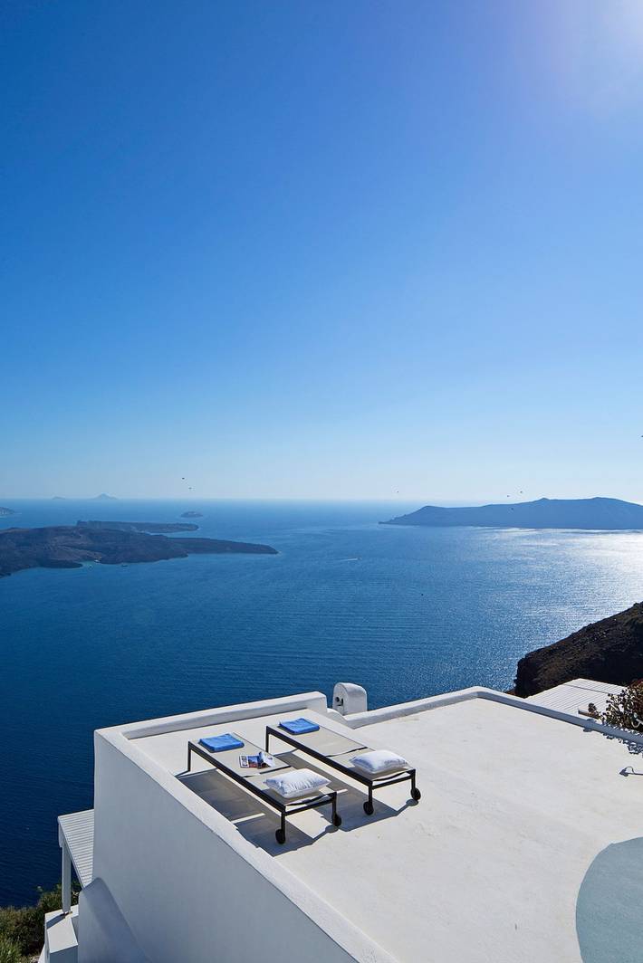 Villa pour 7 personnes, avec balcon, adapté aux familles à Santorin - 4