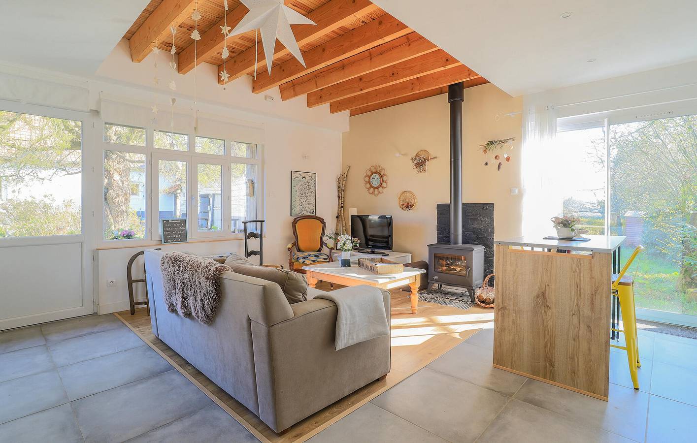 Gemütliche Wohnung mit WiFi, Parkplatz & Garten in Senlecques in Bécourt, Montreuil und Umgebung