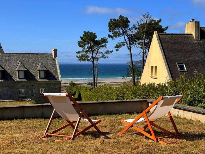 Location de vacances pour 7 personnes, avec jardin, animaux acceptés dans Plage de Postolonnec