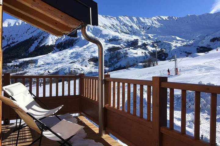 Chalet pour 8 personnes, avec balcon à Albiez-Montrond
