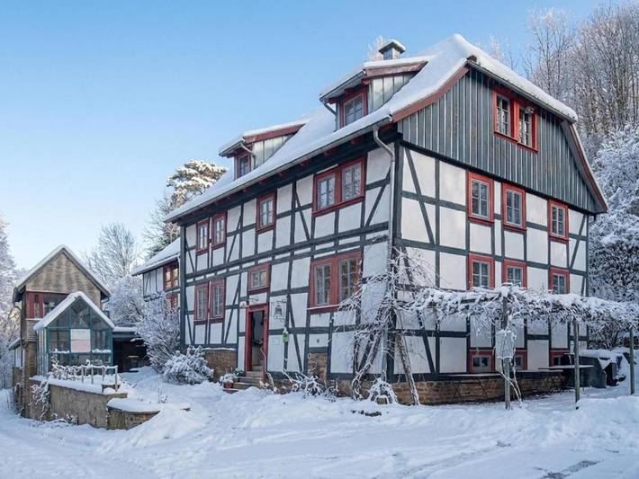 Ferienwohnung für 4 Personen, mit Terrasse und Garten sowie Sauna in Heringen/Helme