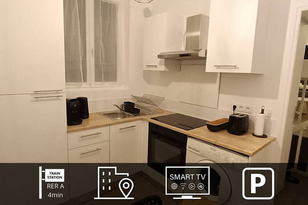 Ganze Wohnung, The clever 2-bed in Le Perreux-sur-Marne, Val-de-Marne