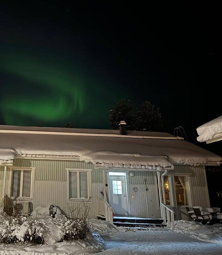 Ferienwohnung für 5 Personen, mit Garten und Sauna sowie Ausblick in Rovaniemi