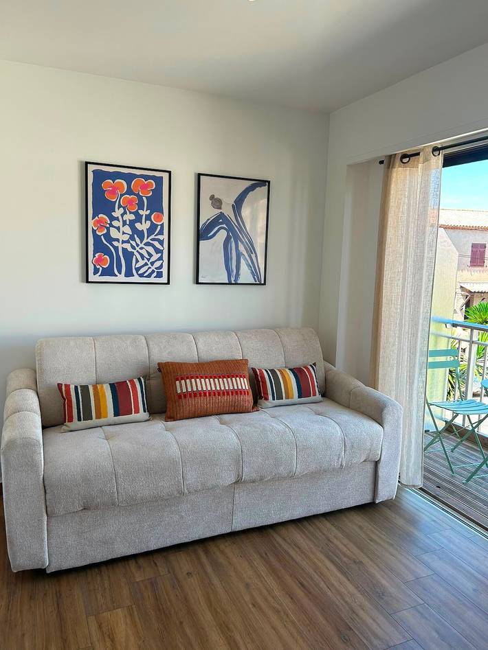 Location de vacances pour 2 personnes, avec Balcon à Cagnes-sur-Mer