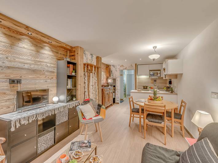 Geheel appartement, 3-star Apartment in Tignes, 4/5 people, renovated, 39m², south in Tignes, Massif de la Vanoise