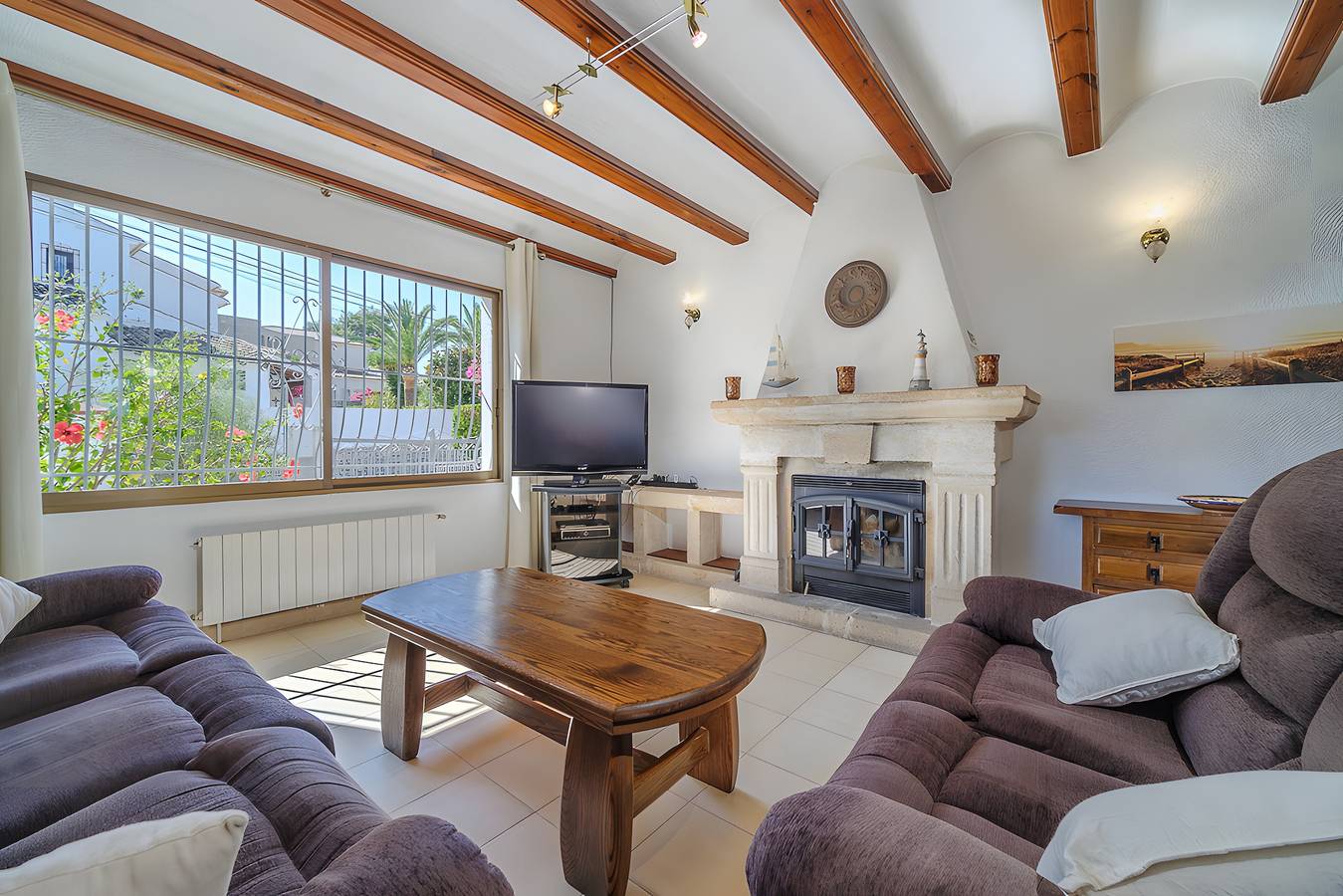Ferienhaus 'Hermosa Casa Rústica' mit Bergblick, Wlan und Klimaanlage in Cap Martí, Jávea