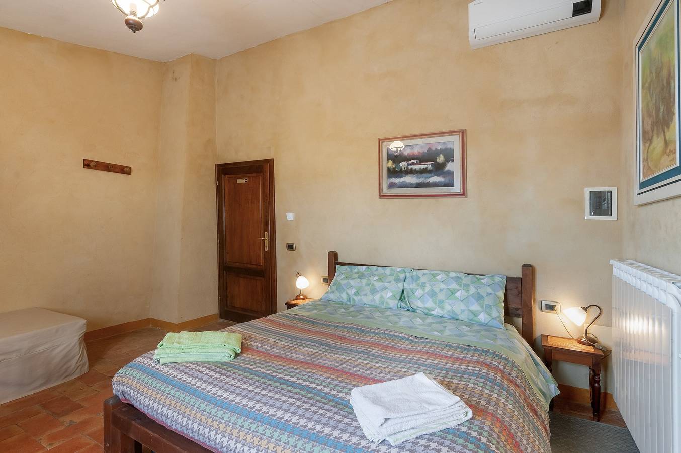 Zimmer Verde 'Borghetto San Filippo' mit Gemeinschaftspool, Wlan und Klimaanlage in San Filippo A Ponzano, Barberino Tavarnelle