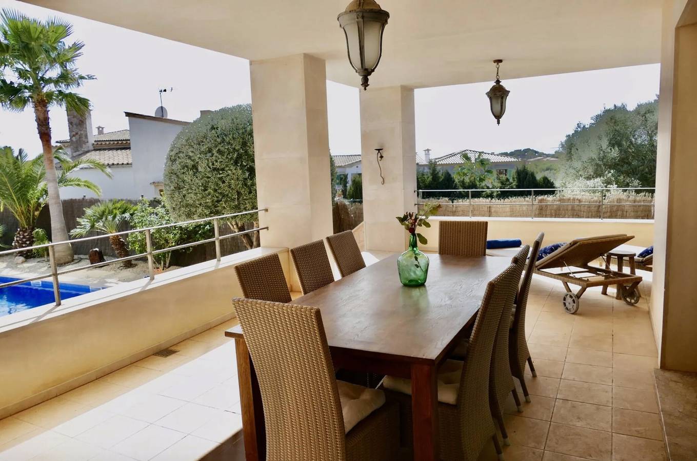 Ferienhaus "Ocean Blues" mit privatem Pool, gemeinsamer Terrasse und Wlan in Cala Santanyí, Santanyí