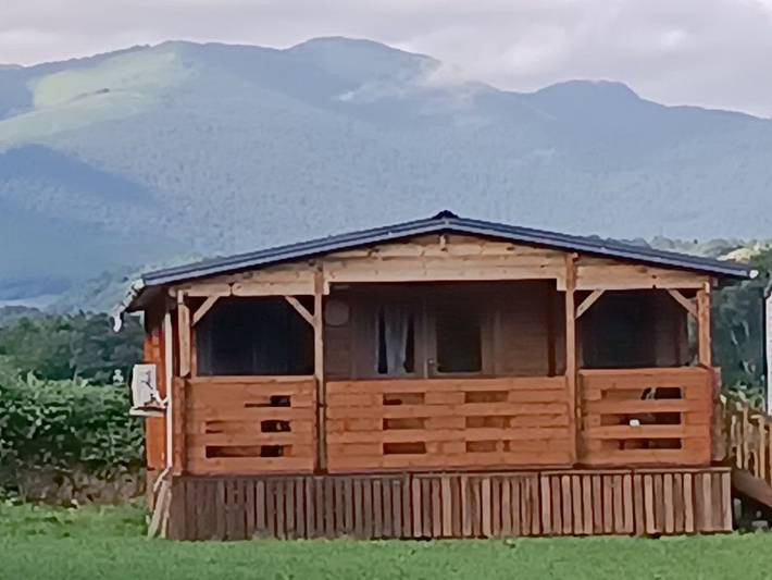 Chalet pour 5 personnes, avec Terrasse et Piscine