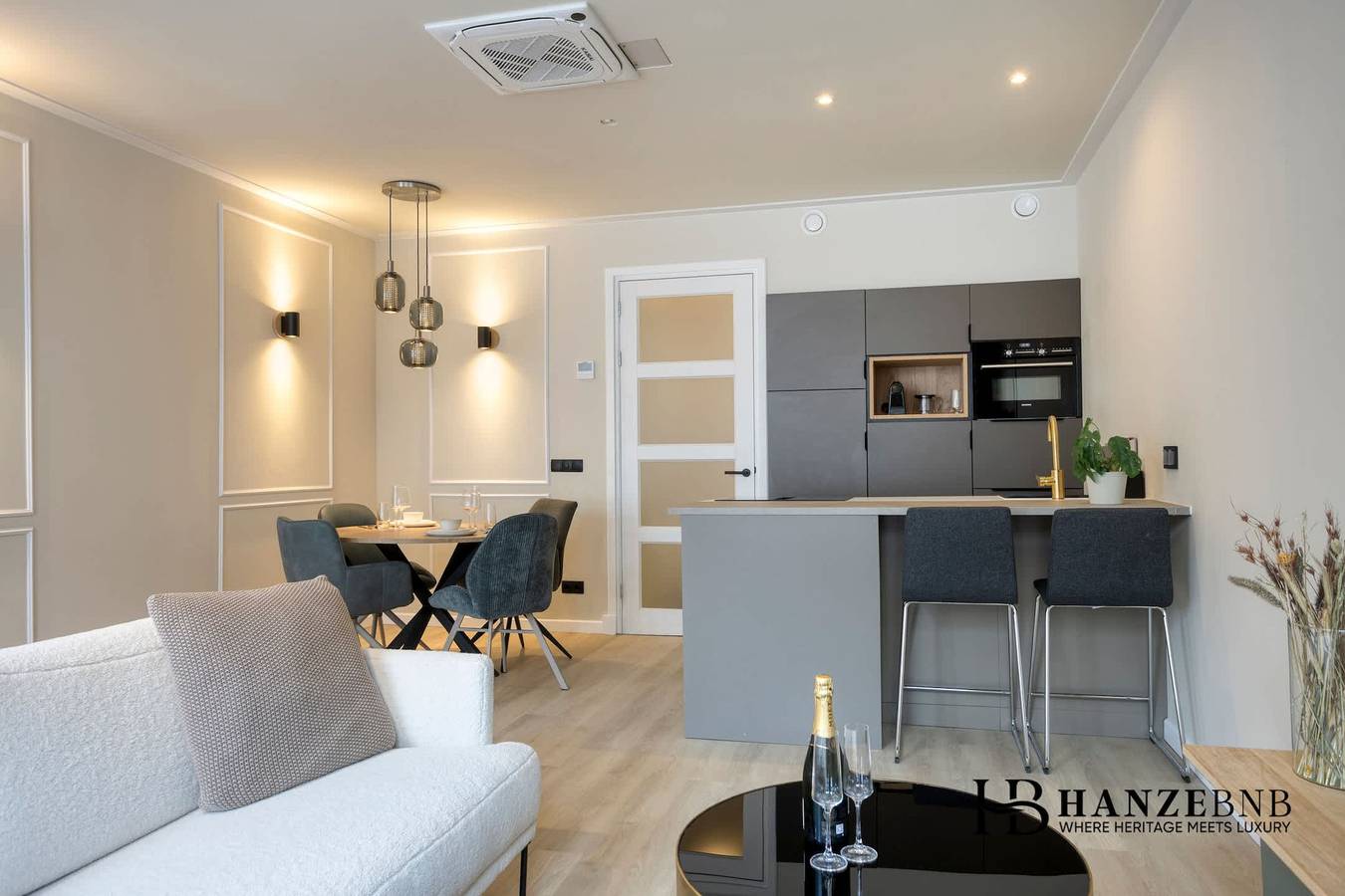 Estudio entero, Hanzebnb - Luxury Studio in Kampen in Kampen, IJssel