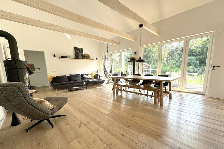 Ferienhaus für 6 Personen, mit Terrasse und Garten sowie Sauna