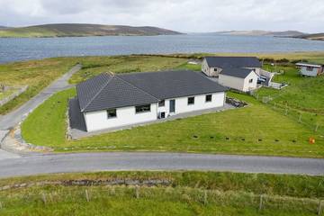 Ferienhaus für 6 Personen, mit Garten und Balkon auf den Shetland Inseln