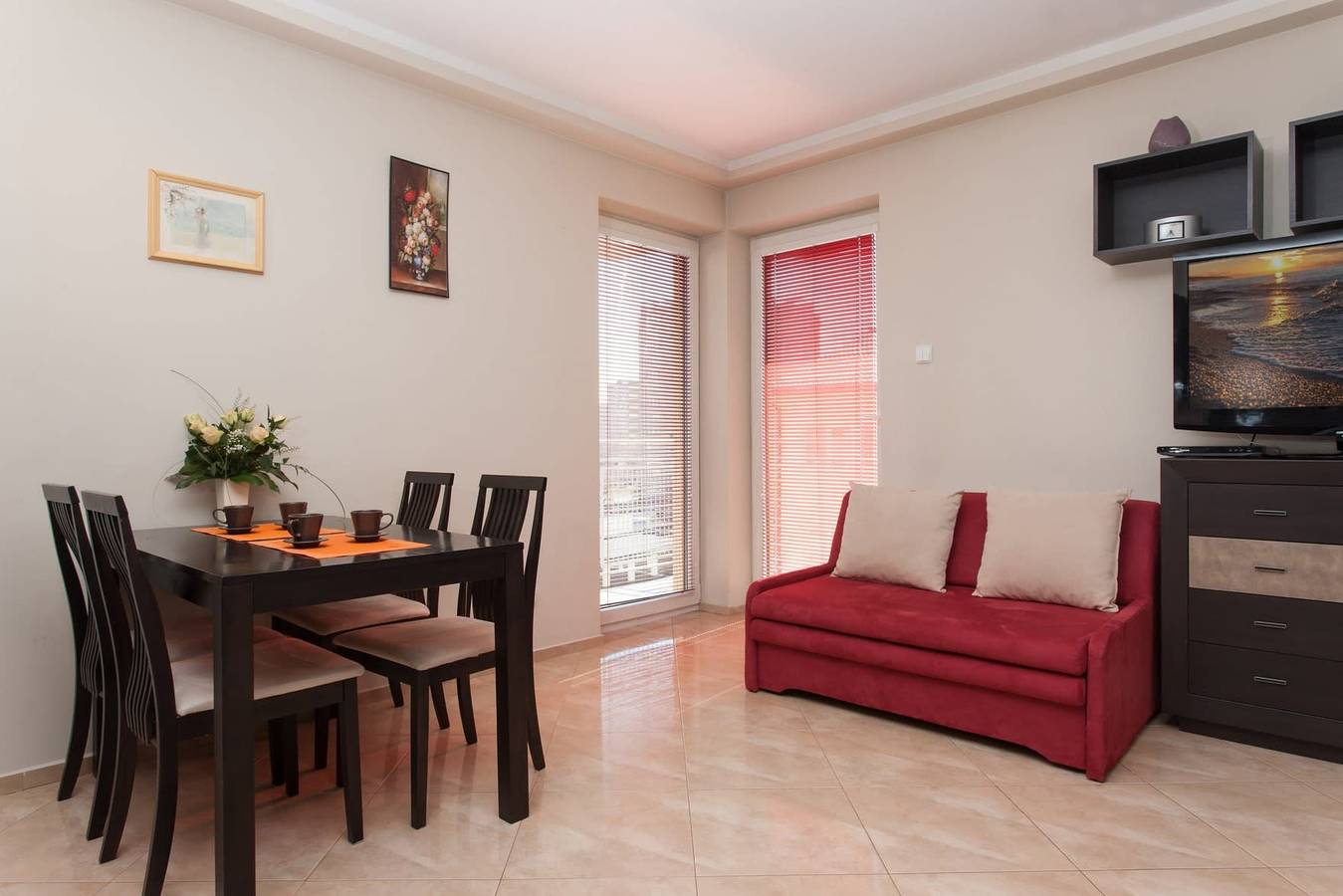 Całe studio, Studio dla 3 osób z balkon/ taras in Świnoujście, Zalew Szczeciński