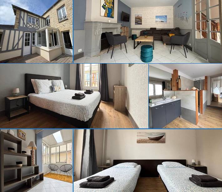 Location de vacances pour 10 personnes, avec terrasse à Arromanches-les-Bains - 2