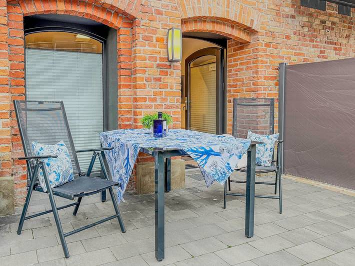 Ferienwohnung für 3 Personen, mit Terrasse in Barth