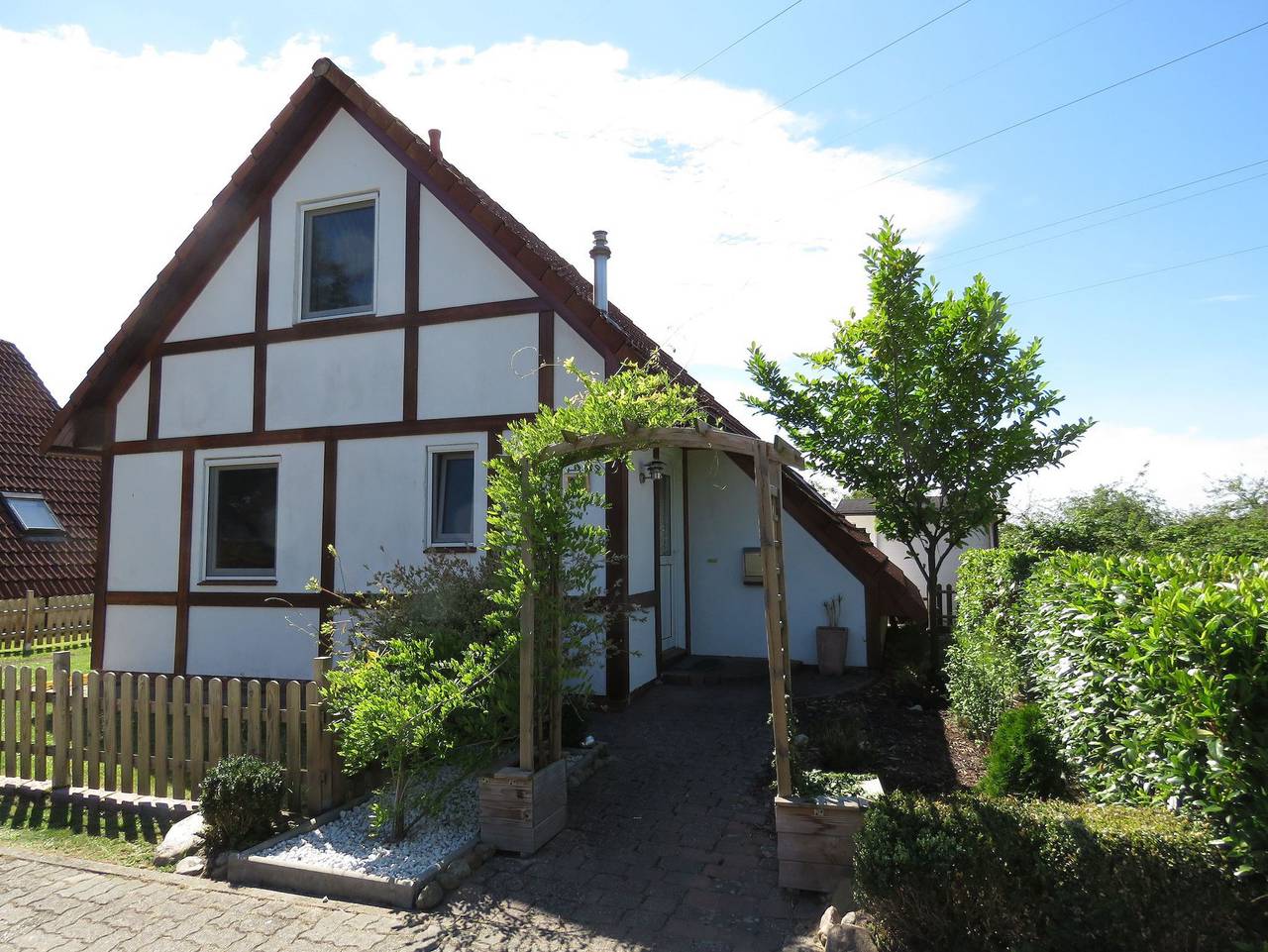 Ferienhaus Scout 60 im Feriendorf Altes Land - Ferienhaus 134 Scout 60qm für max. 5 Personen mit Haustier in Hollern-Twielenfleth, Altes Land Stade